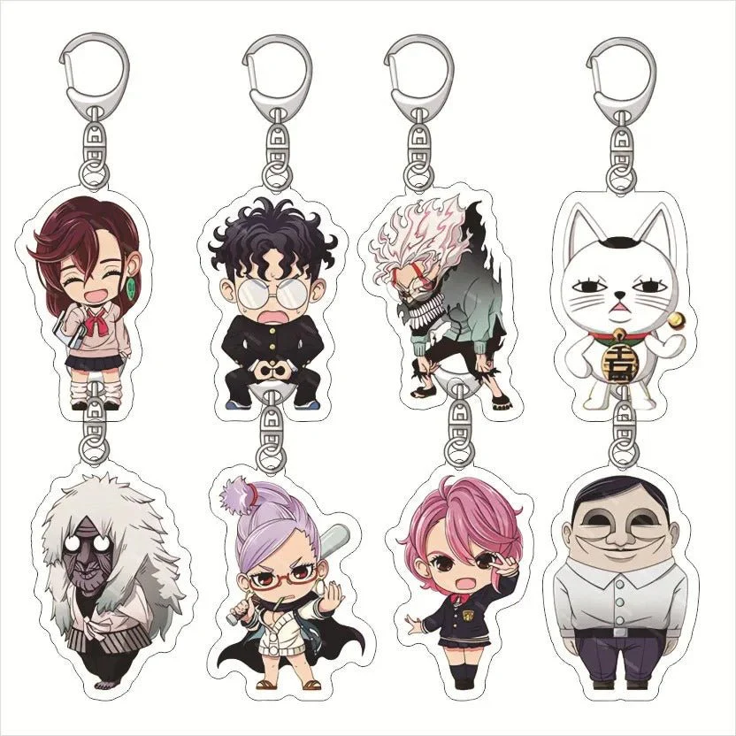 Dandadan Mini Anime Charms Acrylic Keychains